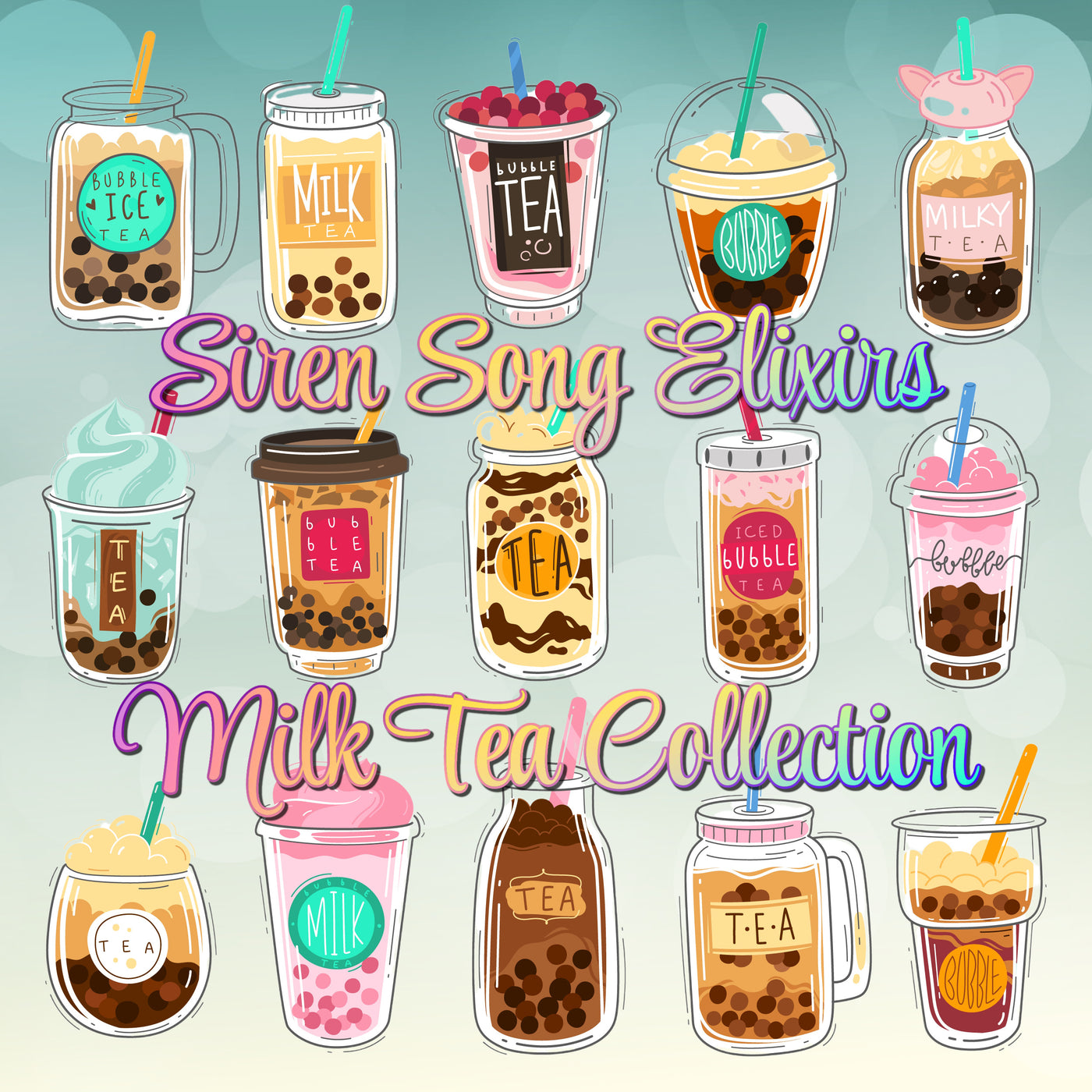 Milk Tea Sample Collection - 17 samples